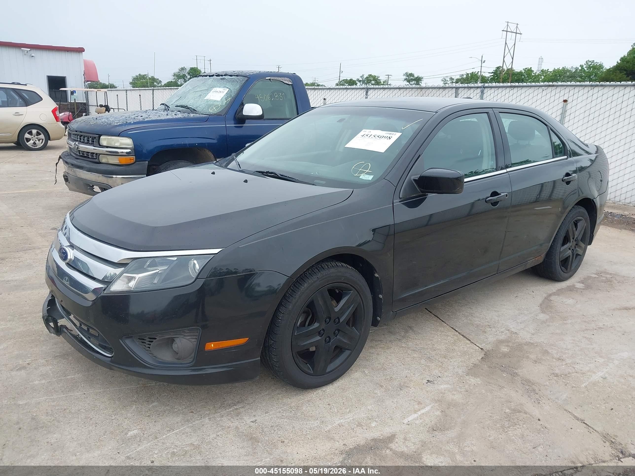 2011 Ford Fusion Se Черный vin: 3FAHP0HA5BR174750