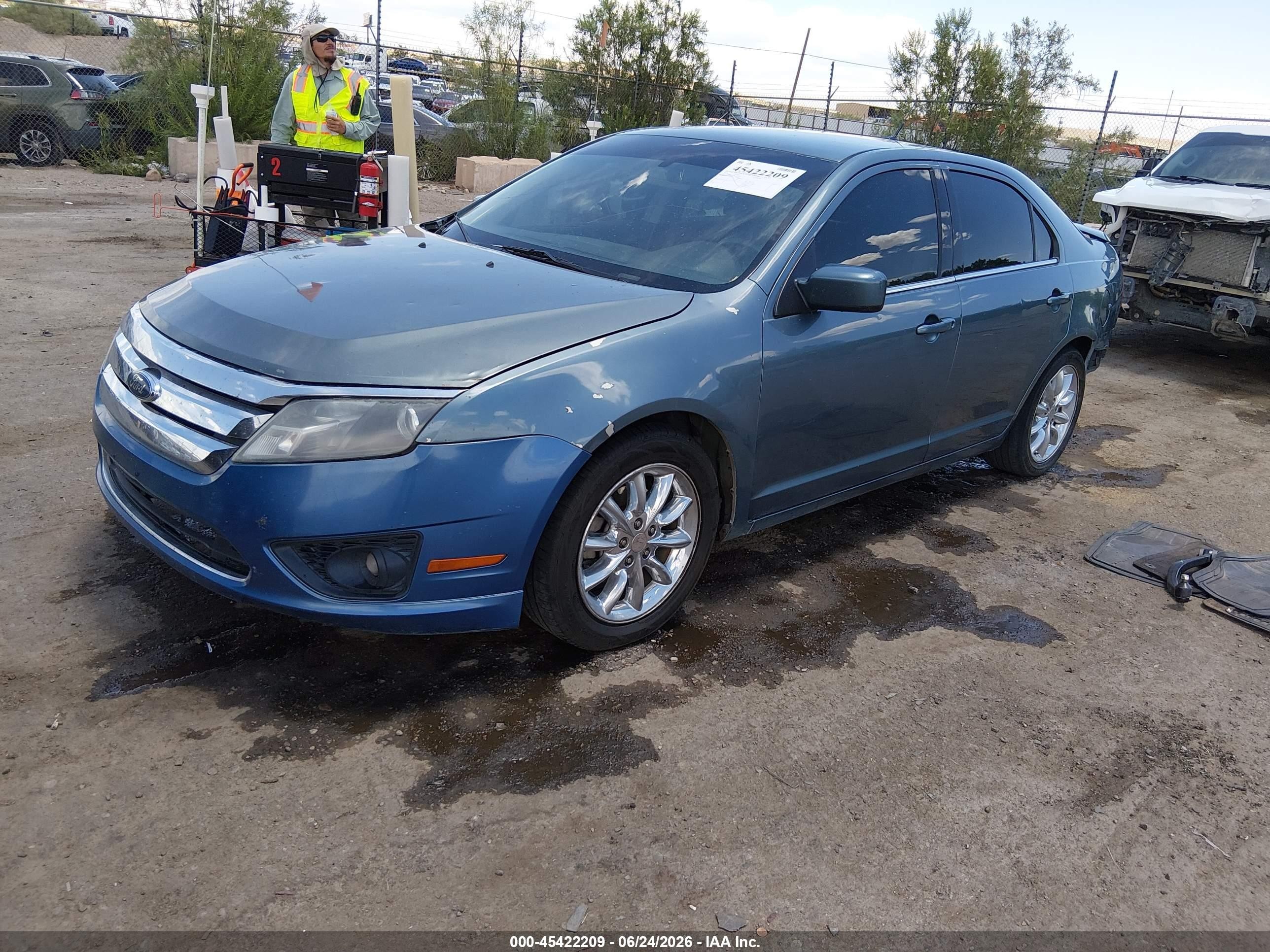 2011 Ford Fusion Se Синий vin: 3FAHP0HA5BR197154