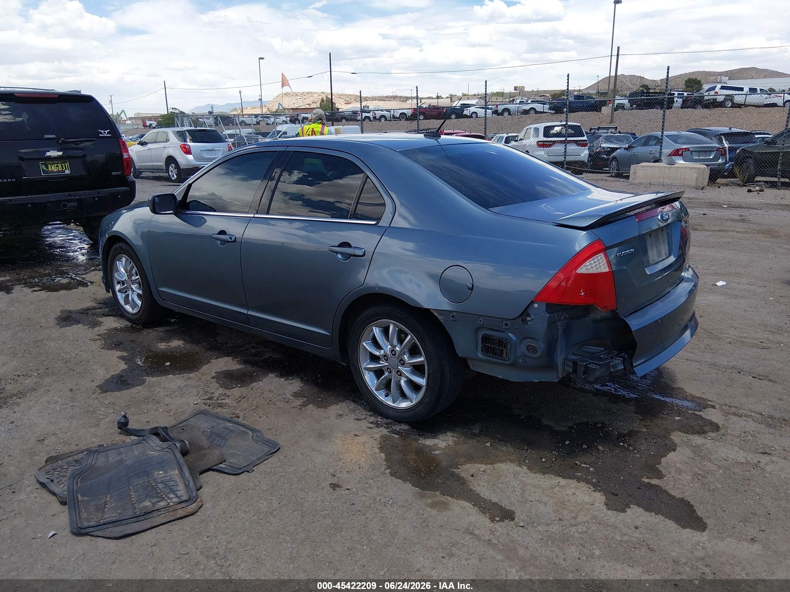2011 Ford Fusion Se Синий vin: 3FAHP0HA5BR197154