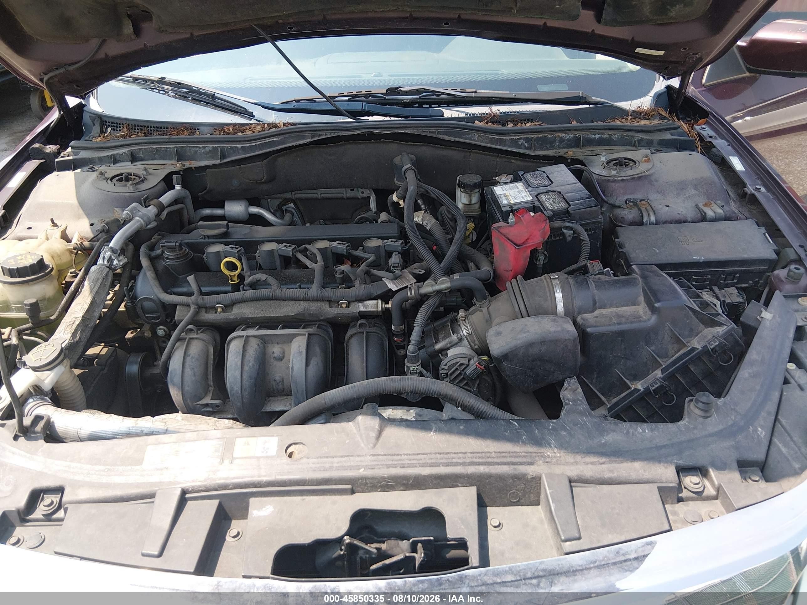 2011 Ford Fusion Se Burgundy vin: 3FAHP0HA5BR207424