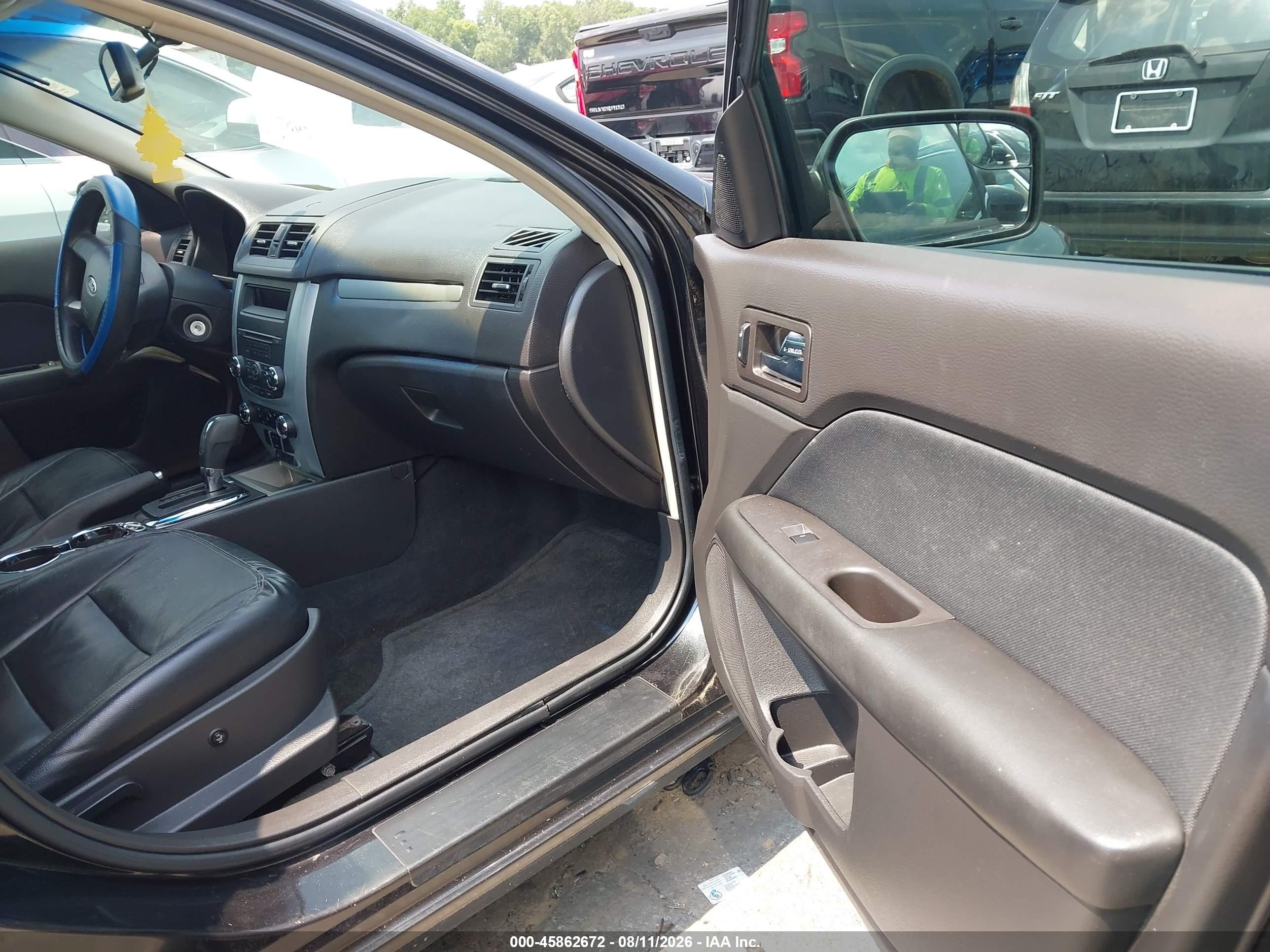2011 Ford Fusion Se Black vin: 3FAHP0HA5BR229410