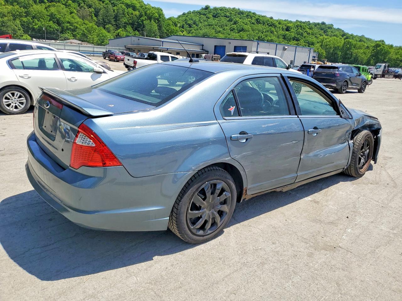 2011 Ford Fusion Se Turquoise vin: 3FAHP0HA5BR272760