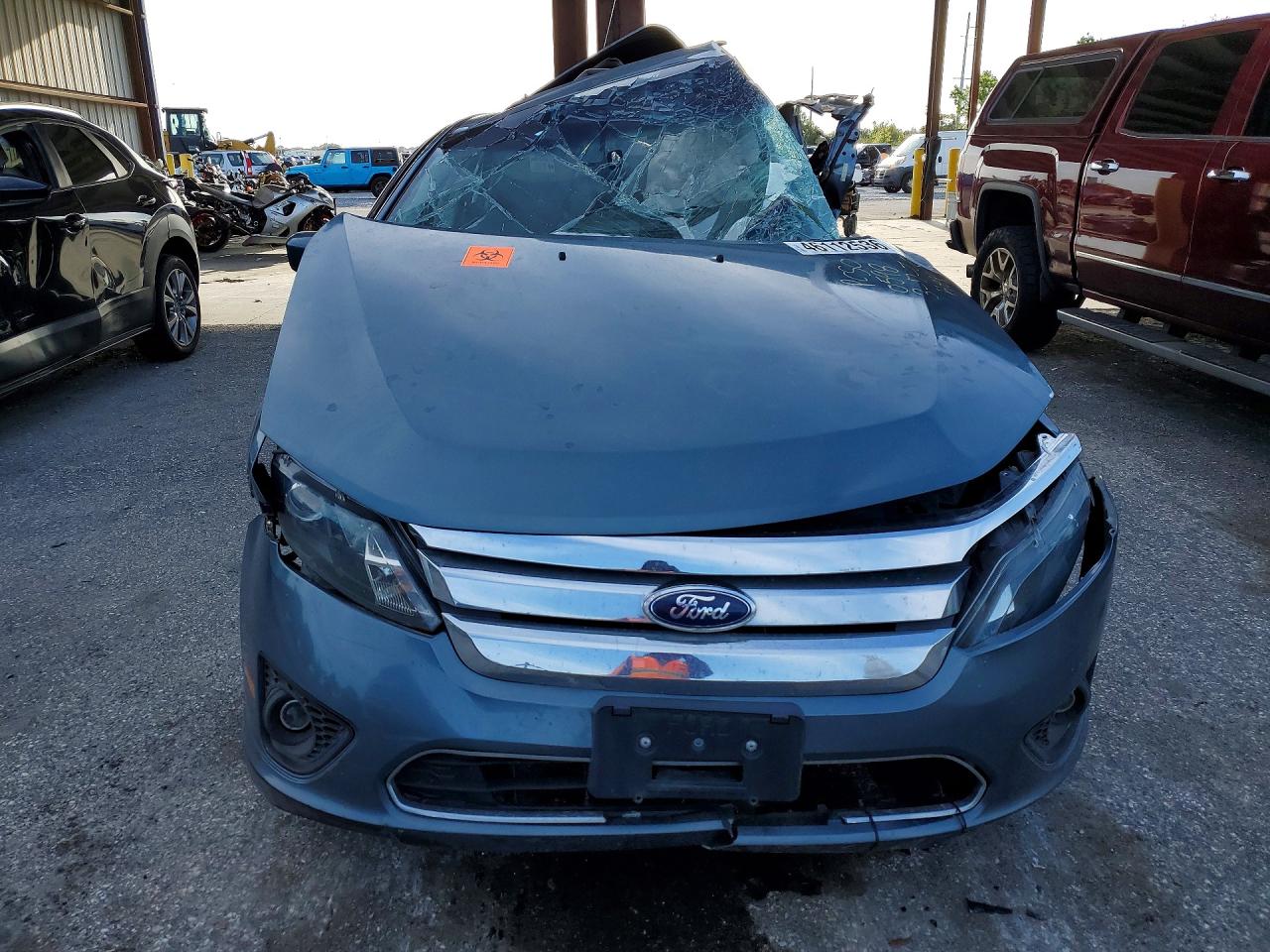 2012 Ford Fusion Se Teal vin: 3FAHP0HA5CR100598