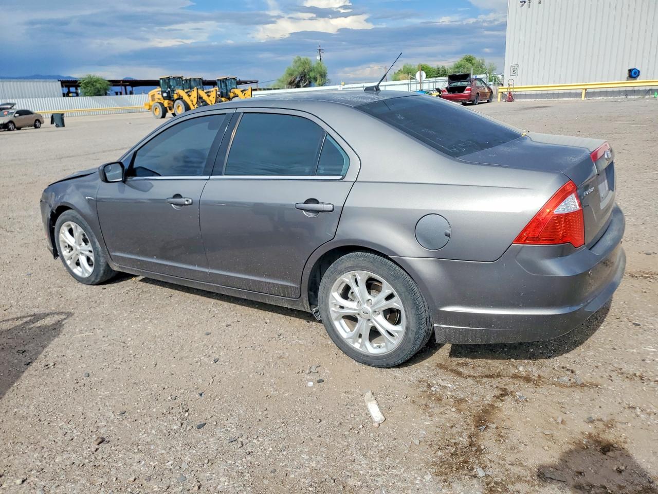 2012 Ford Fusion Se Gray vin: 3FAHP0HA5CR109074