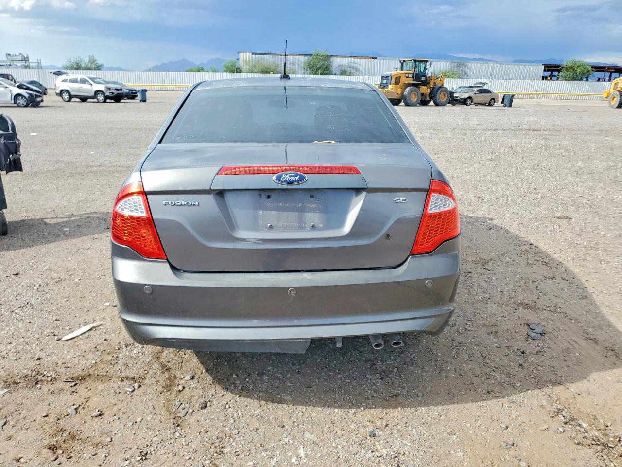 2012 Ford Fusion Se Gray vin: 3FAHP0HA5CR109074