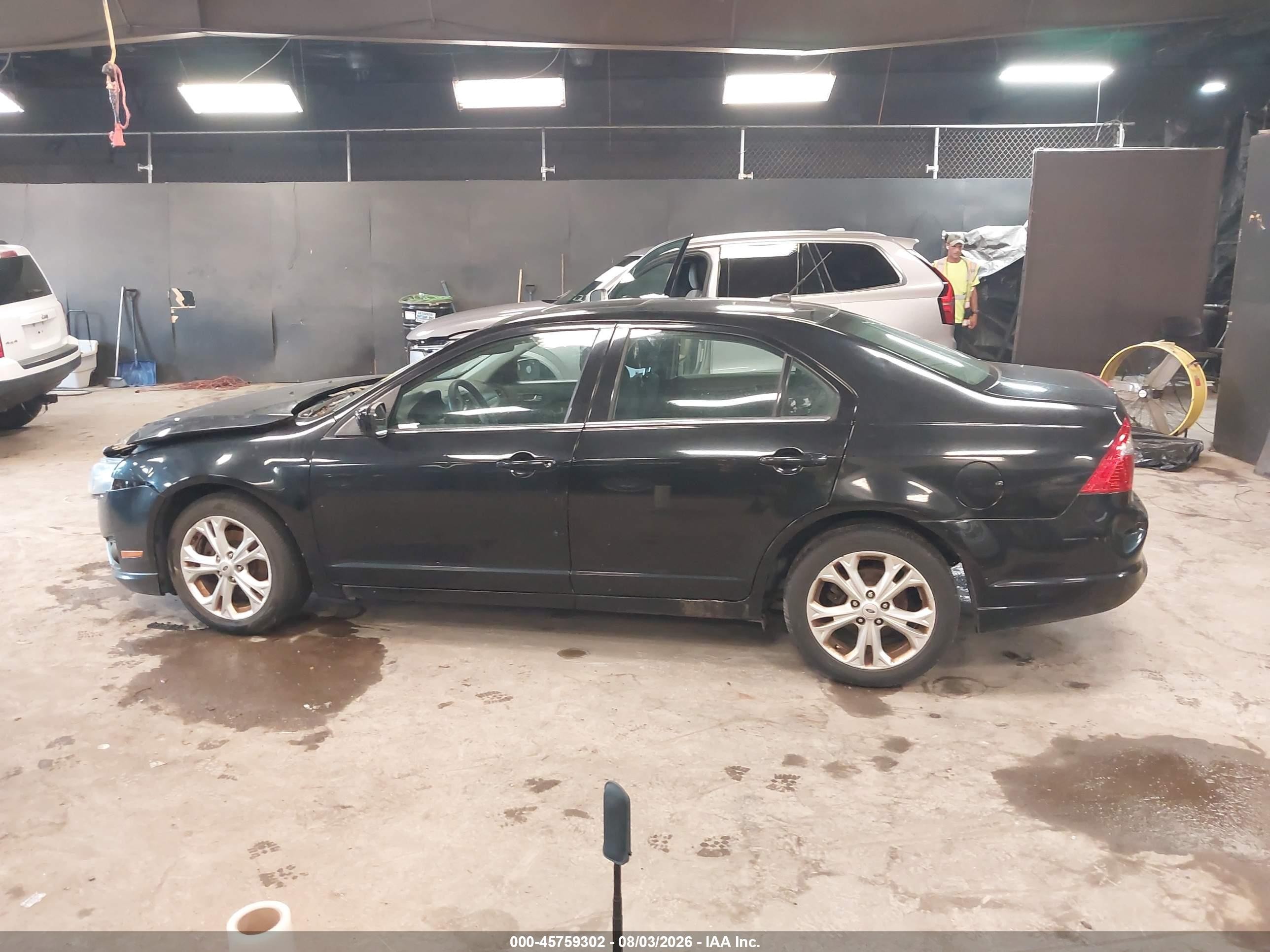 2012 Ford Fusion Se Black vin: 3FAHP0HA5CR111925