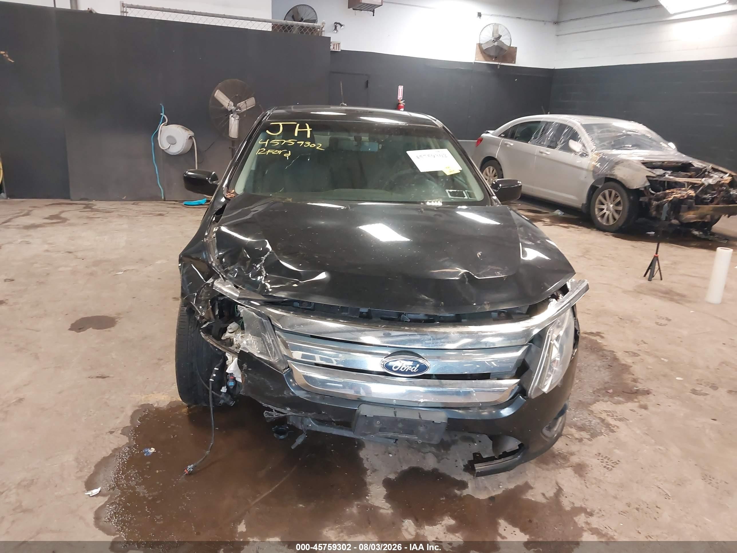 2012 Ford Fusion Se Black vin: 3FAHP0HA5CR111925