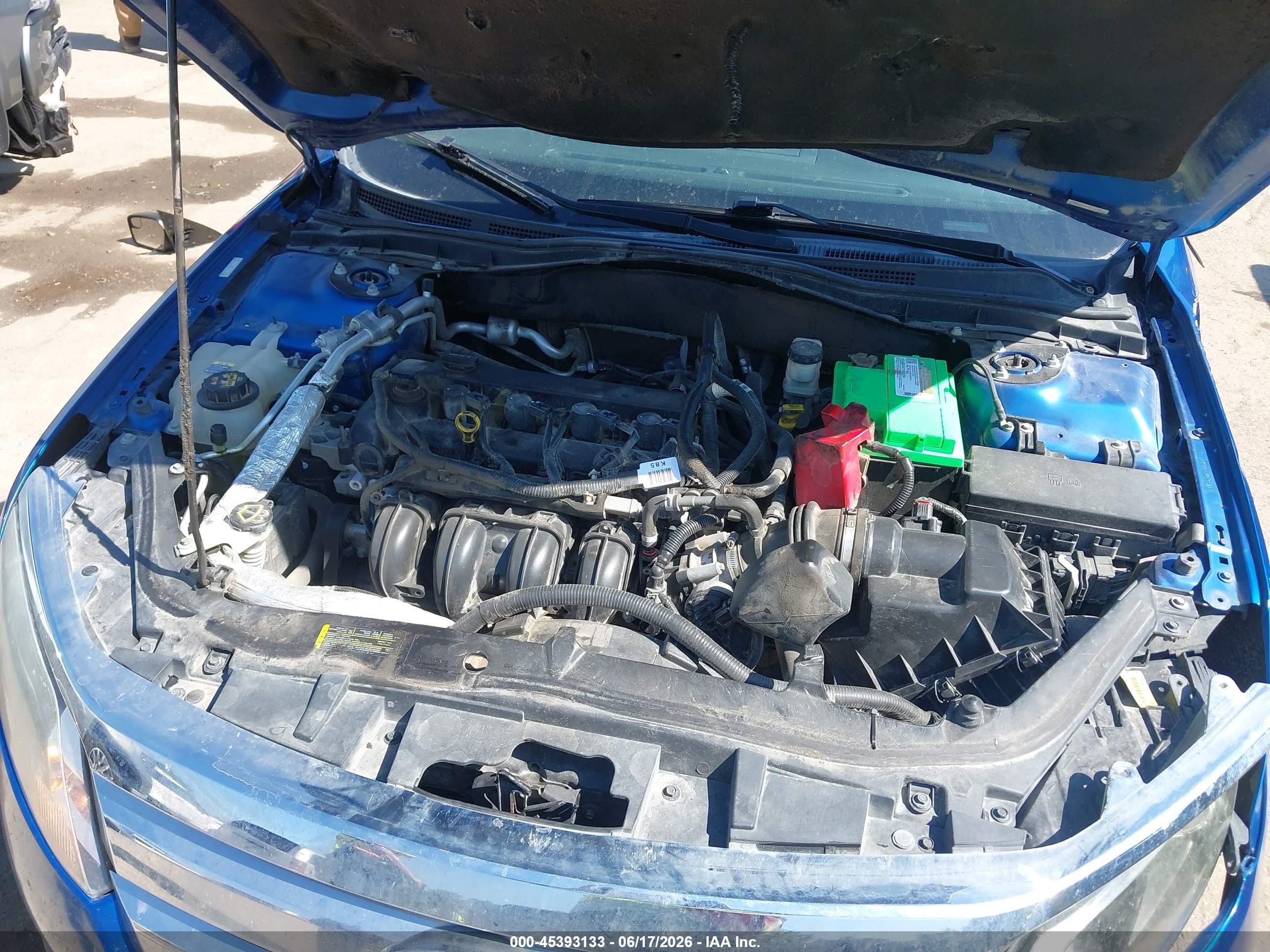 2012 Ford Fusion Se Blue vin: 3FAHP0HA5CR137408