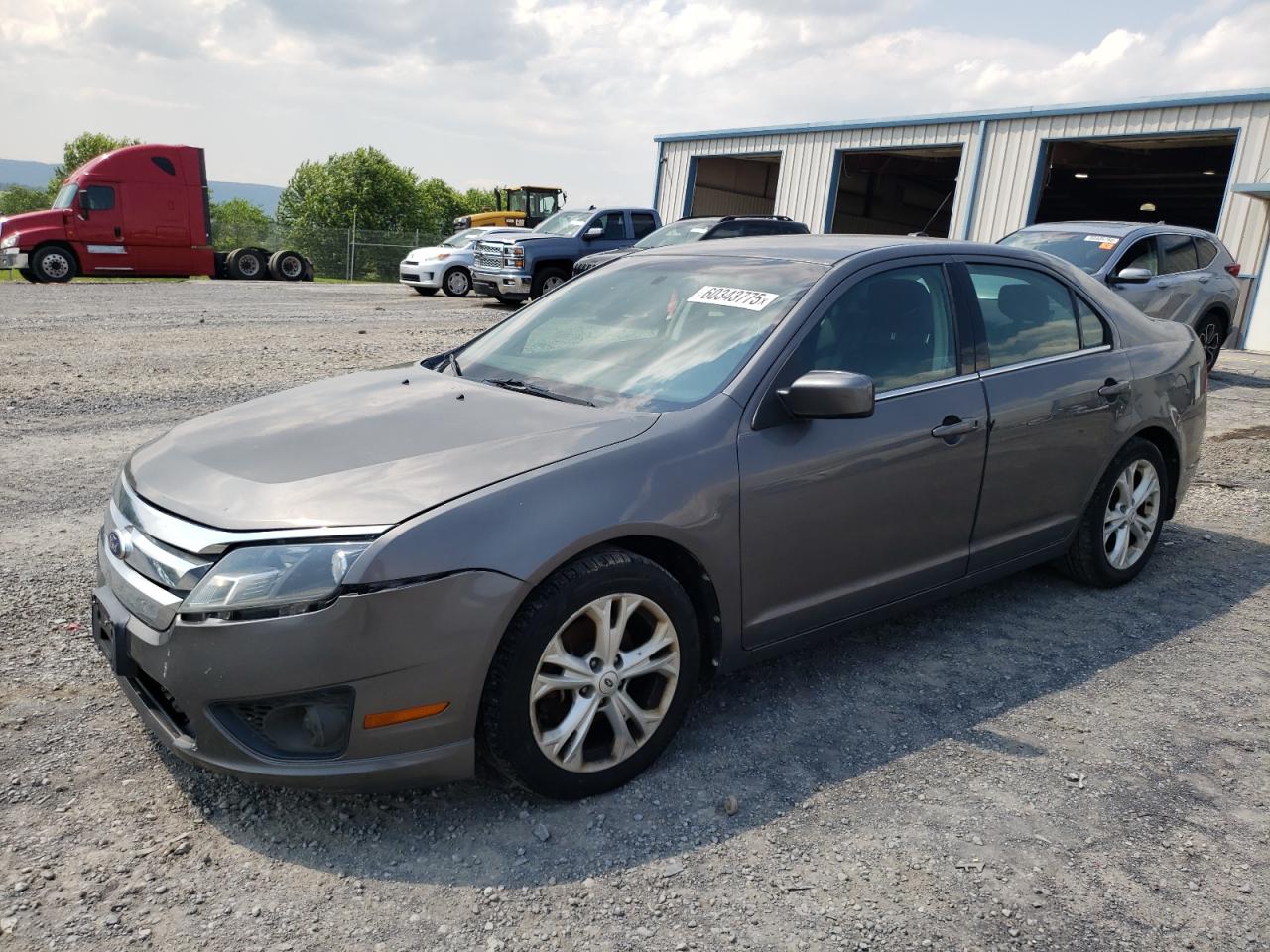 2012 Ford Fusion Gray vin: 3FAHP0HA5CR152149