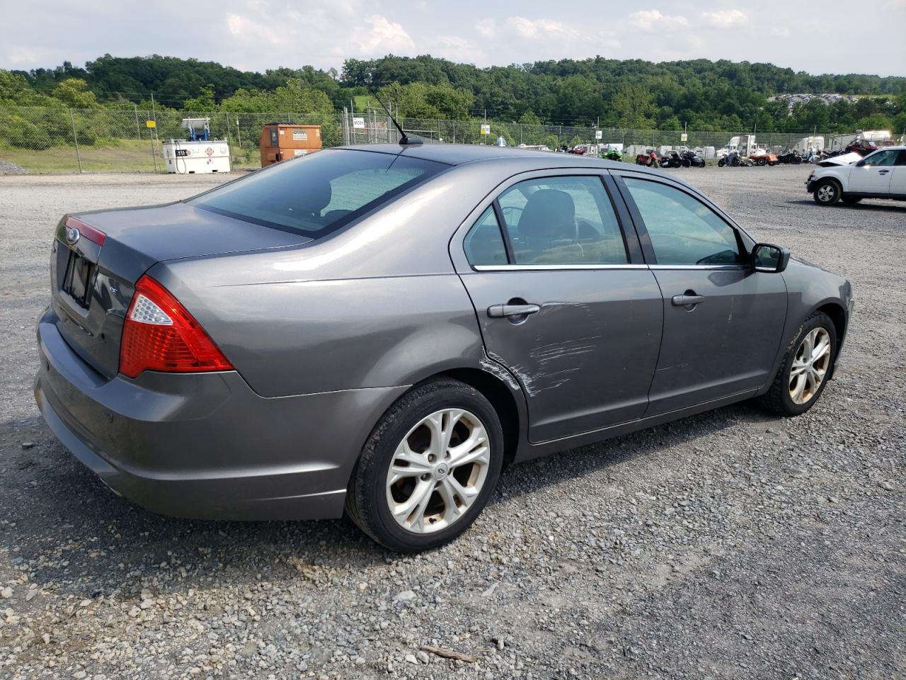 2012 Ford Fusion Gray vin: 3FAHP0HA5CR152149