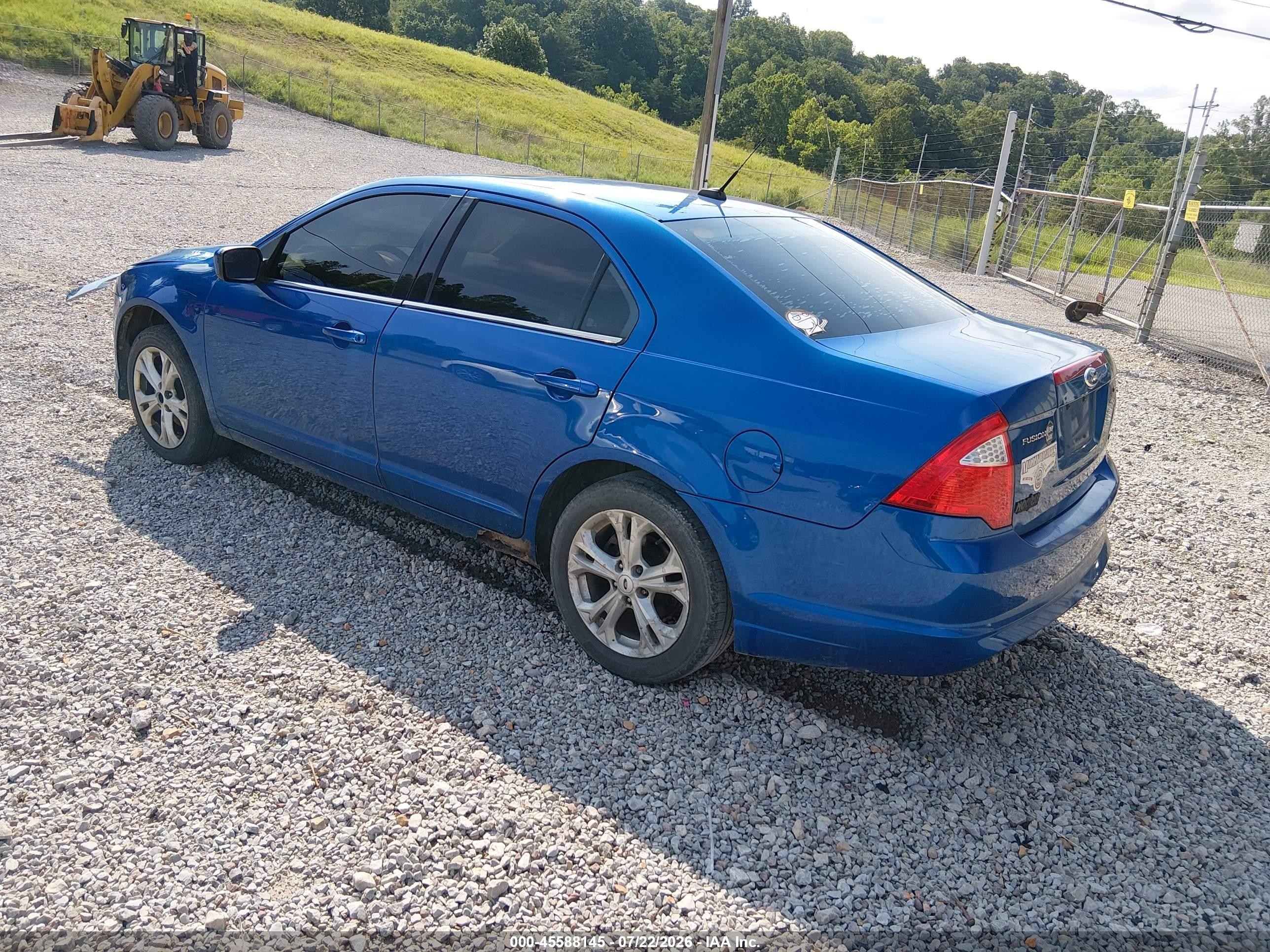 2012 Ford Fusion Se Синий vin: 3FAHP0HA5CR168822