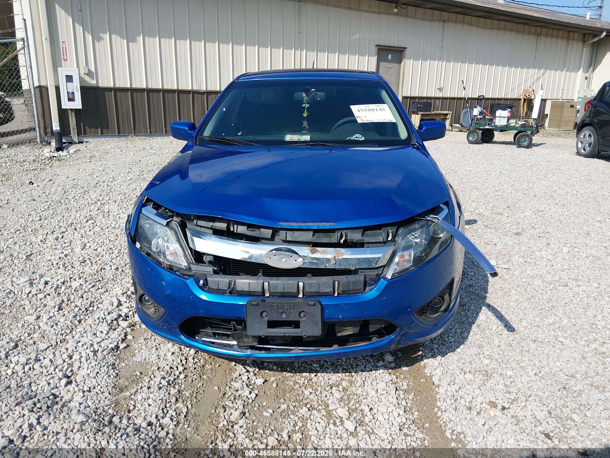 2012 Ford Fusion Se Синий vin: 3FAHP0HA5CR168822