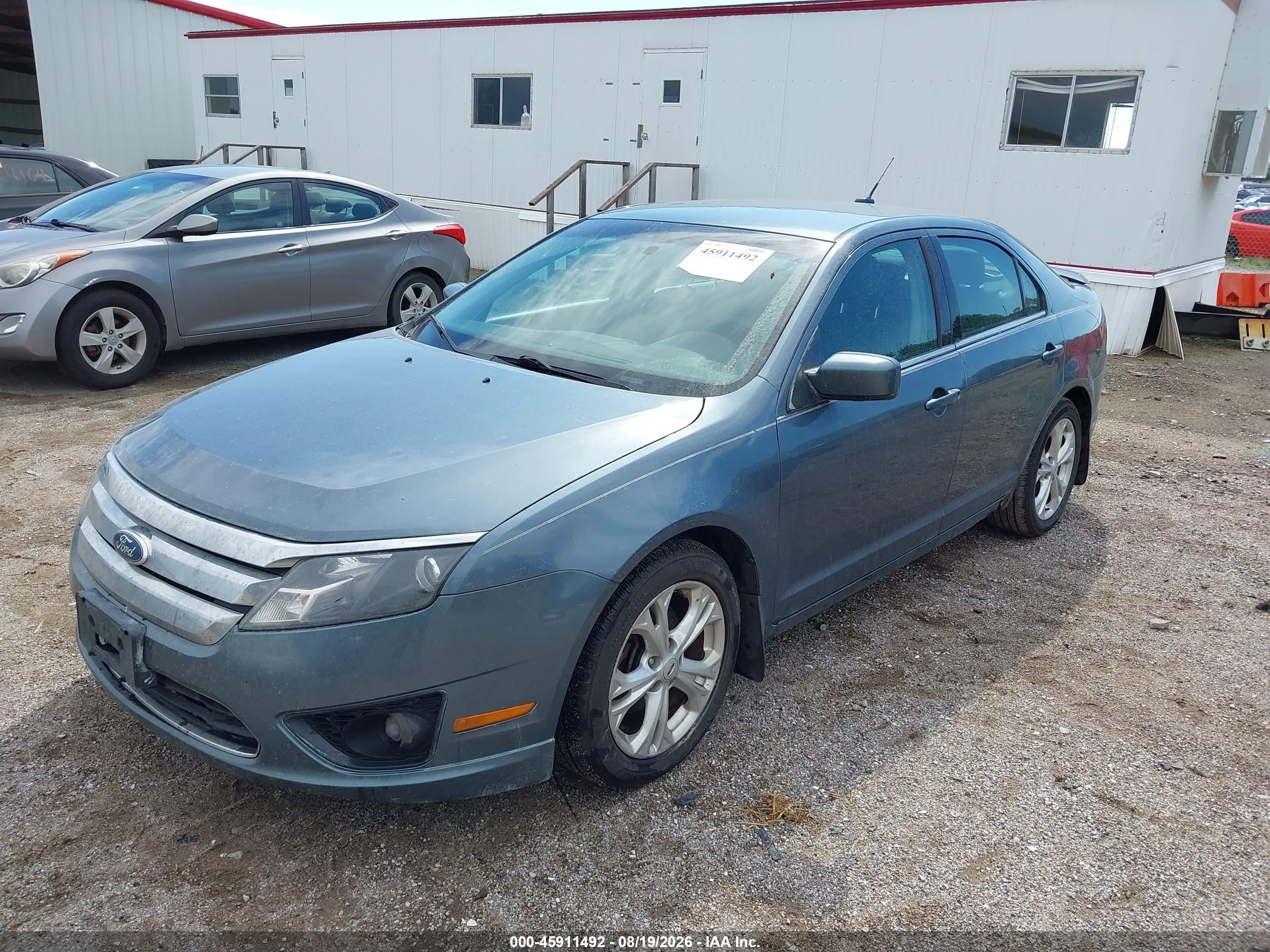 2012 Ford Fusion Se Blue vin: 3FAHP0HA5CR176497