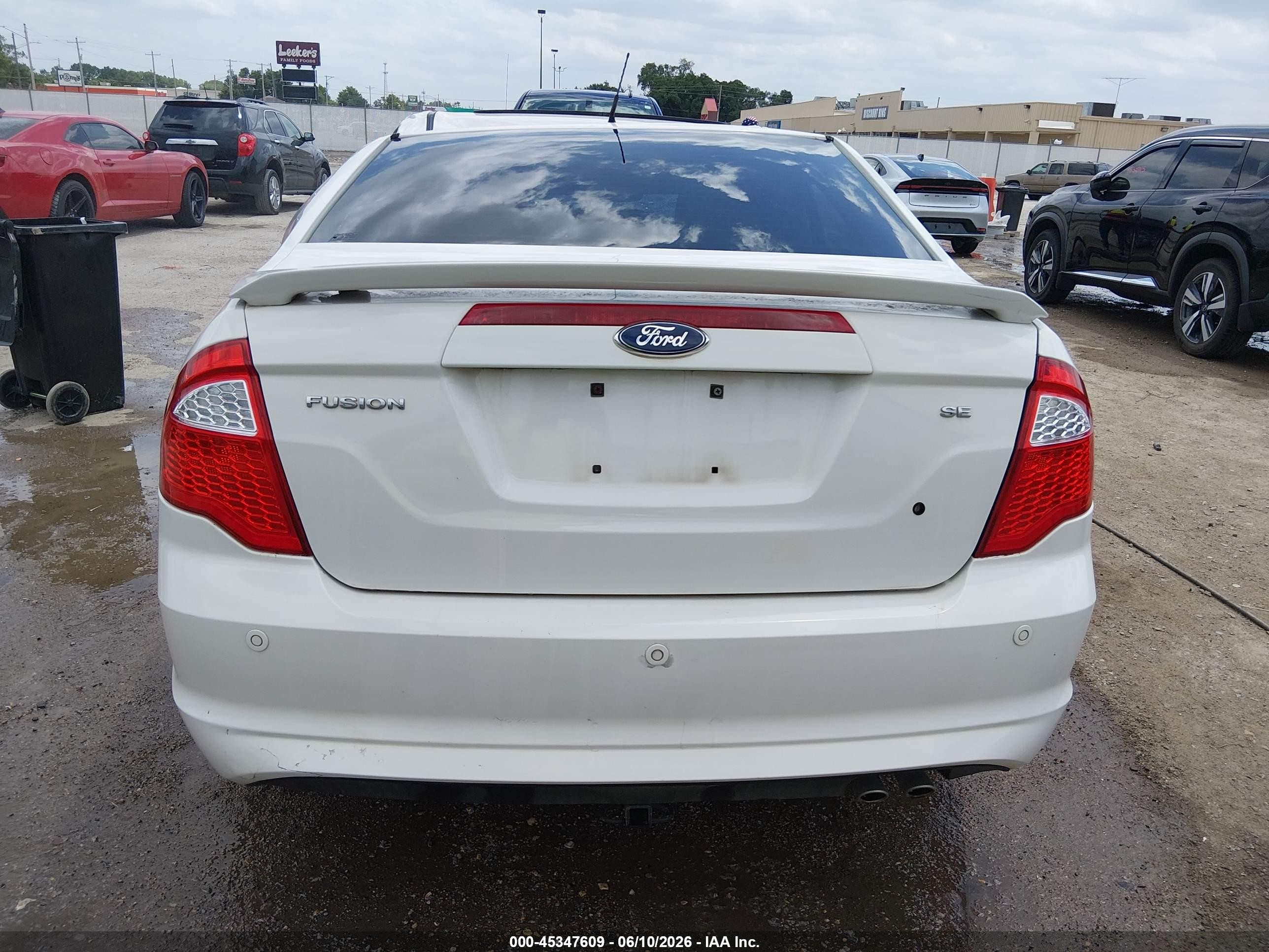 2012 Ford Fusion Se White vin: 3FAHP0HA5CR205111