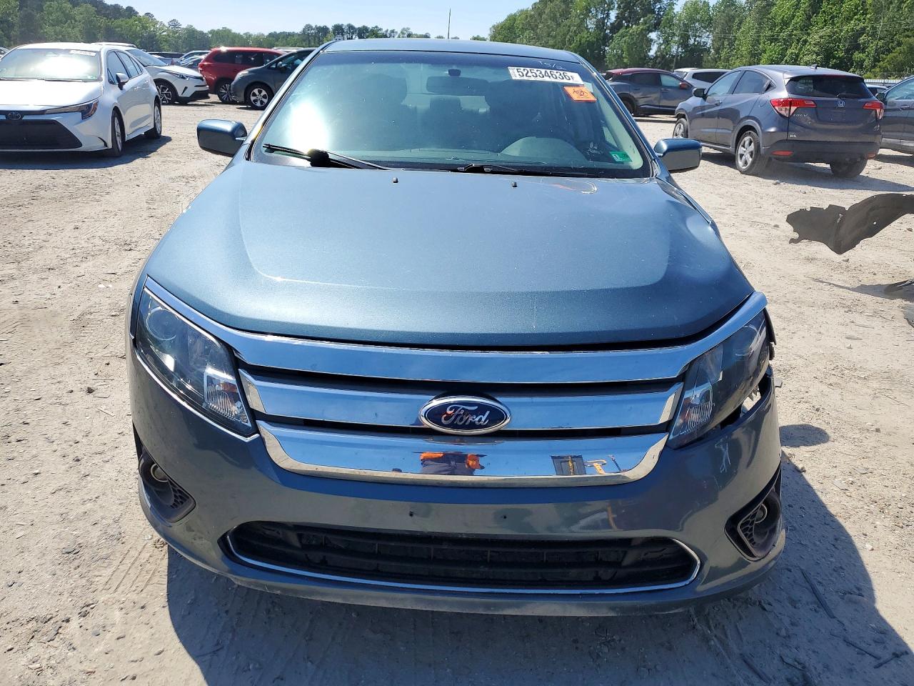 2012 Ford Fusion Se Green vin: 3FAHP0HA5CR217582