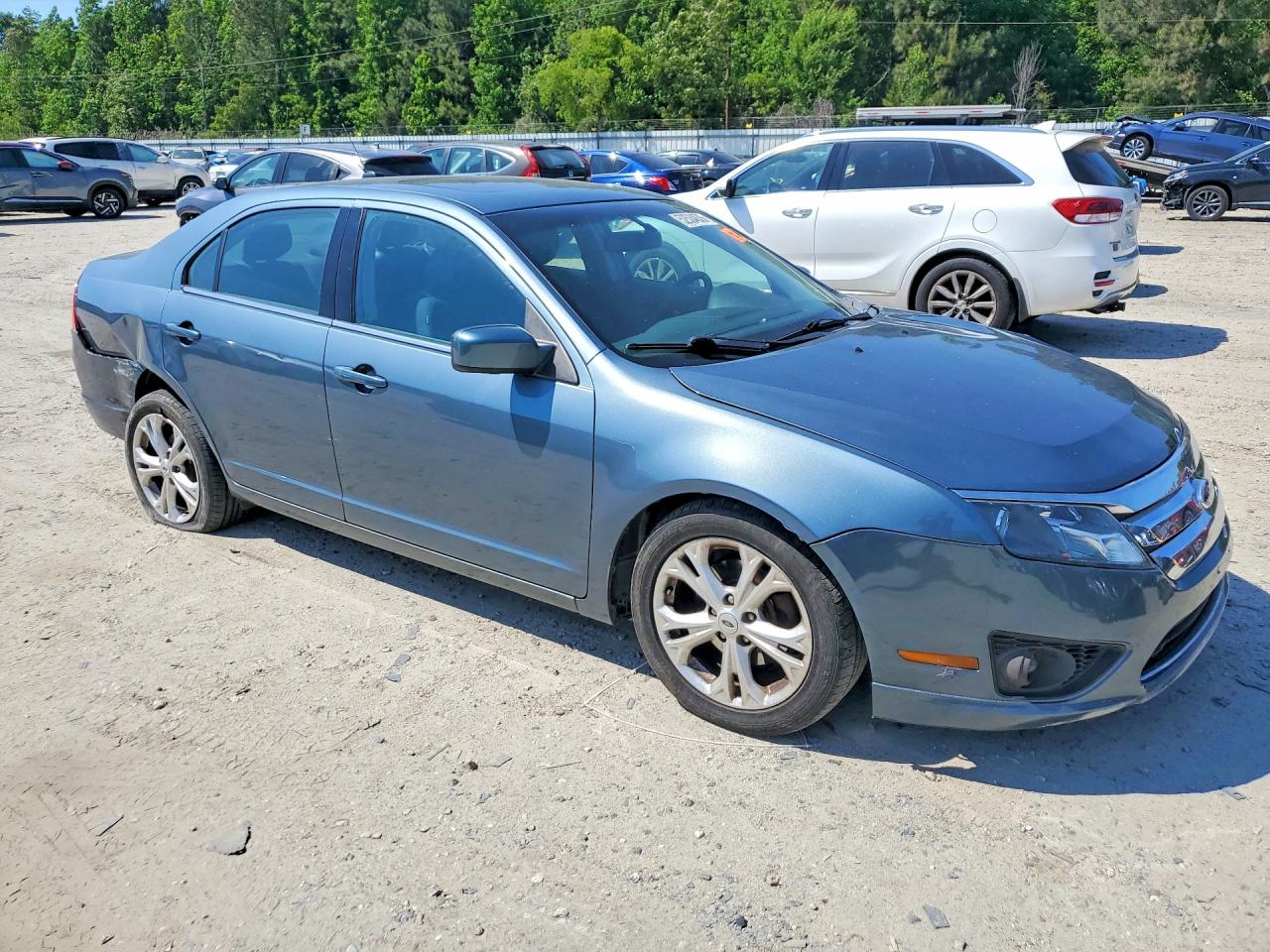 2012 Ford Fusion Se Green vin: 3FAHP0HA5CR217582