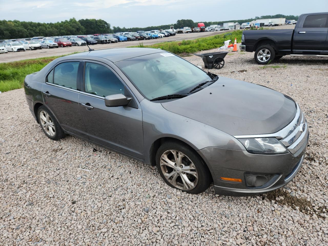 2012 Ford Fusion Se Gray vin: 3FAHP0HA5CR261887