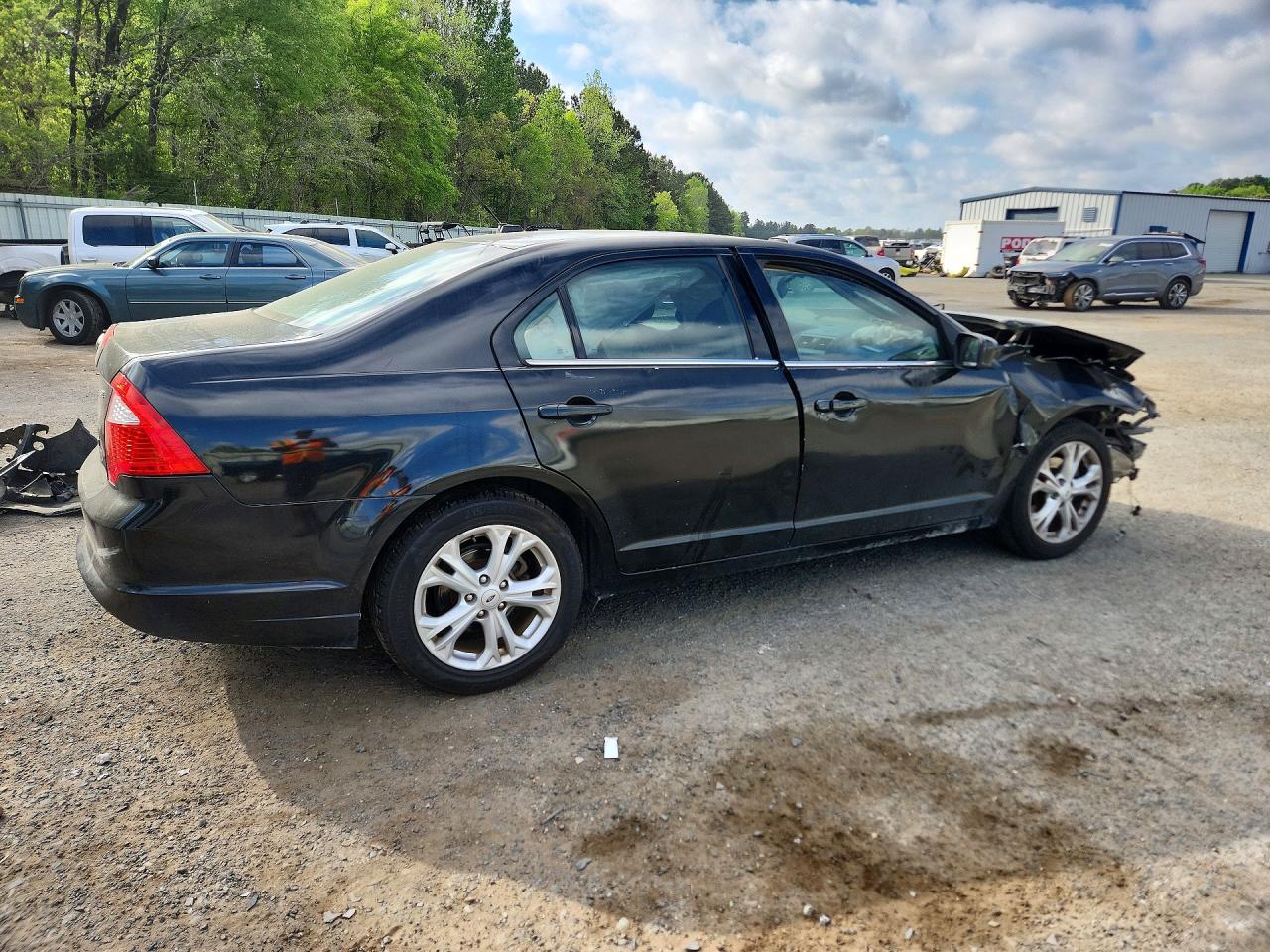 2012 Ford Fusion Se Black vin: 3FAHP0HA5CR274803