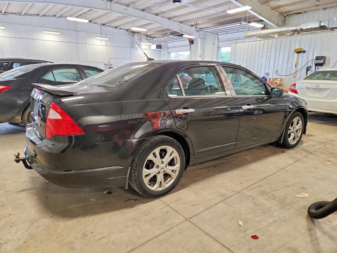 2012 Ford Fusion Se Black vin: 3FAHP0HA5CR301966