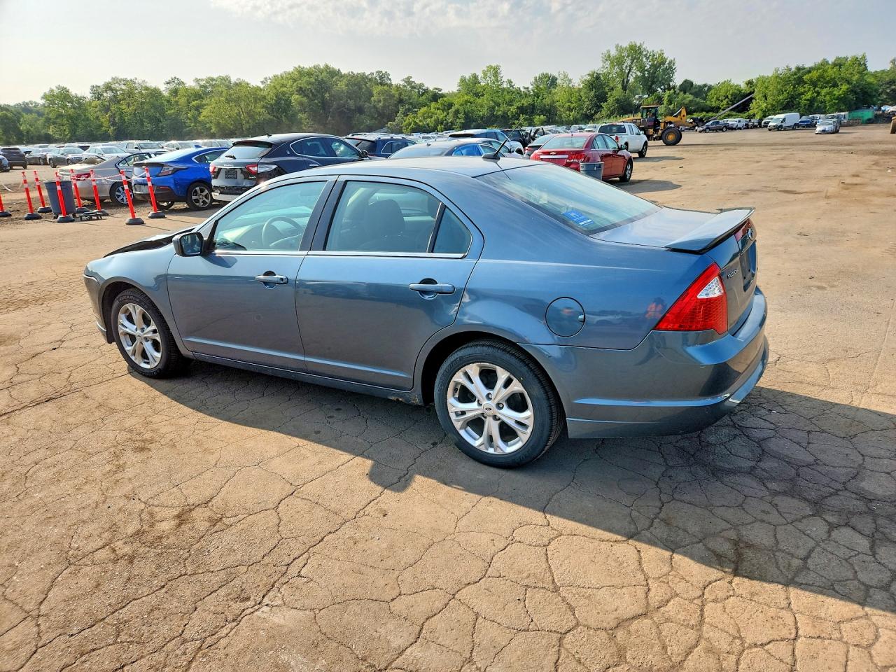2012 Ford Fusion Se Teal vin: 3FAHP0HA5CR308478