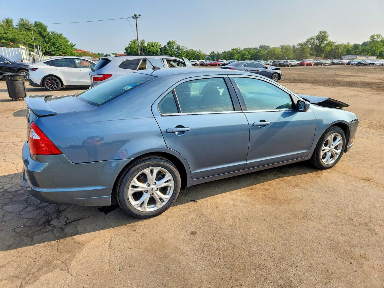2012 Ford Fusion Se Teal vin: 3FAHP0HA5CR308478