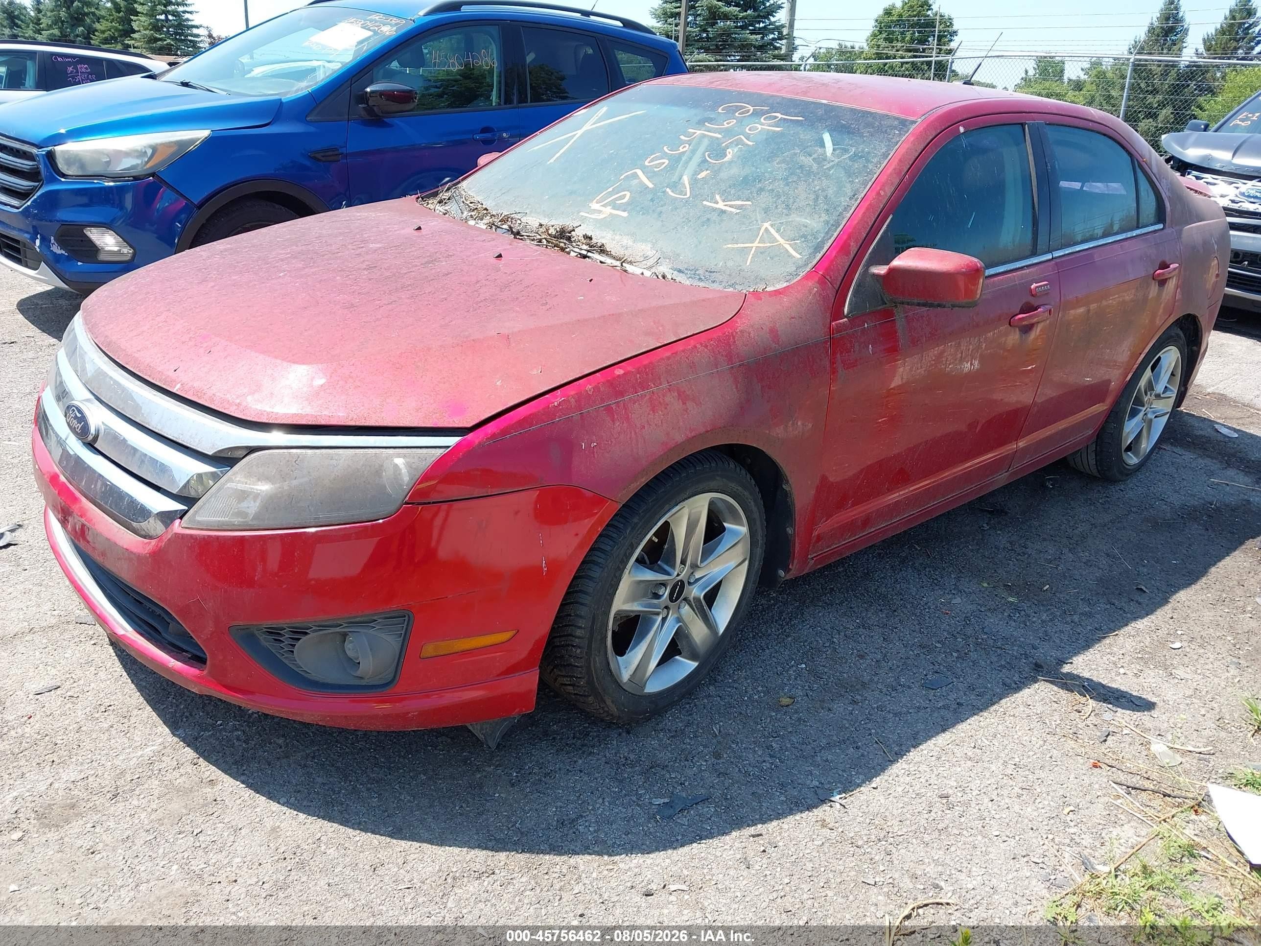 2012 Ford Fusion Se Red vin: 3FAHP0HA5CR326799
