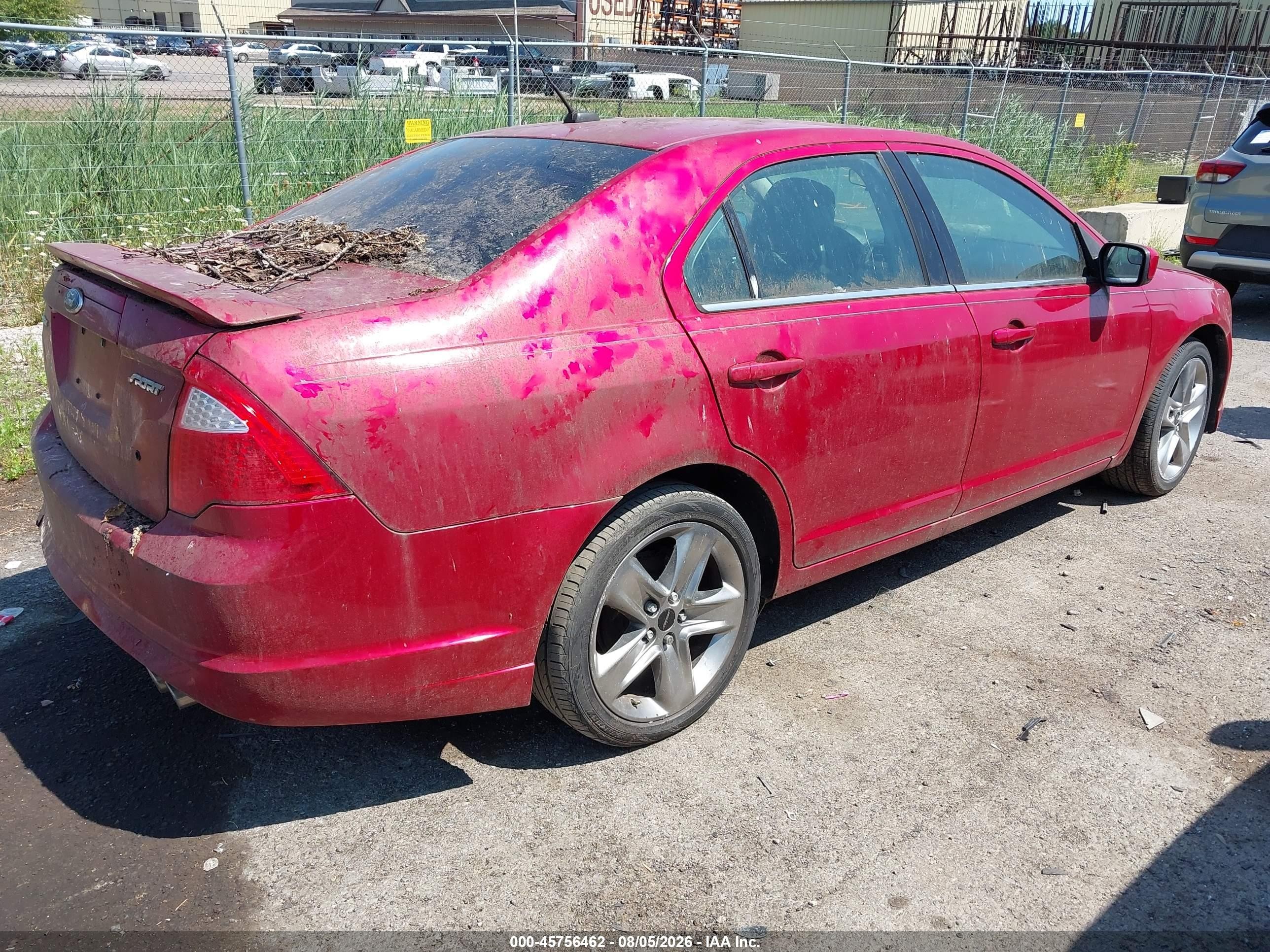 2012 Ford Fusion Se Red vin: 3FAHP0HA5CR326799