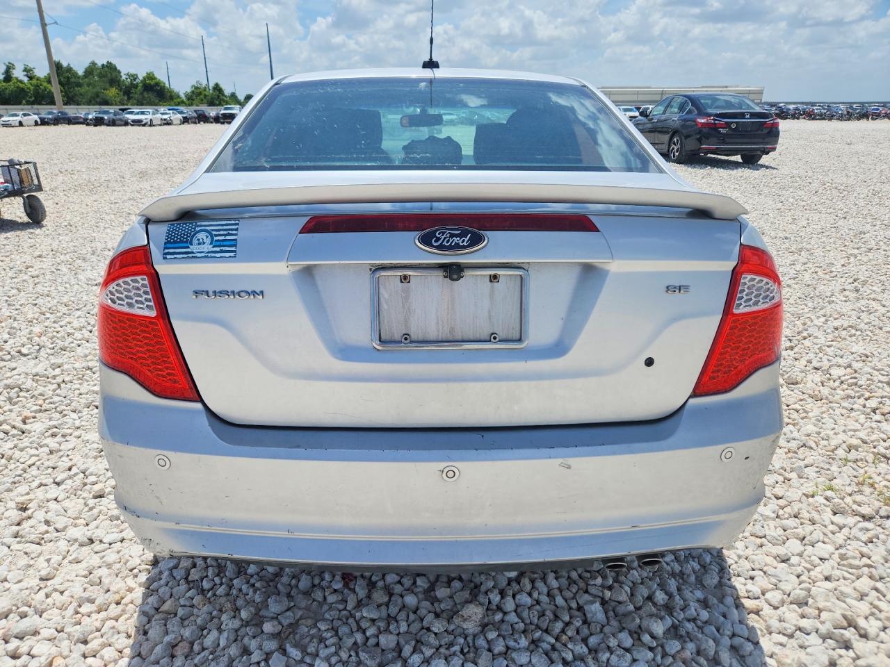 2012 Ford Fusion Se Silver vin: 3FAHP0HA5CR376859