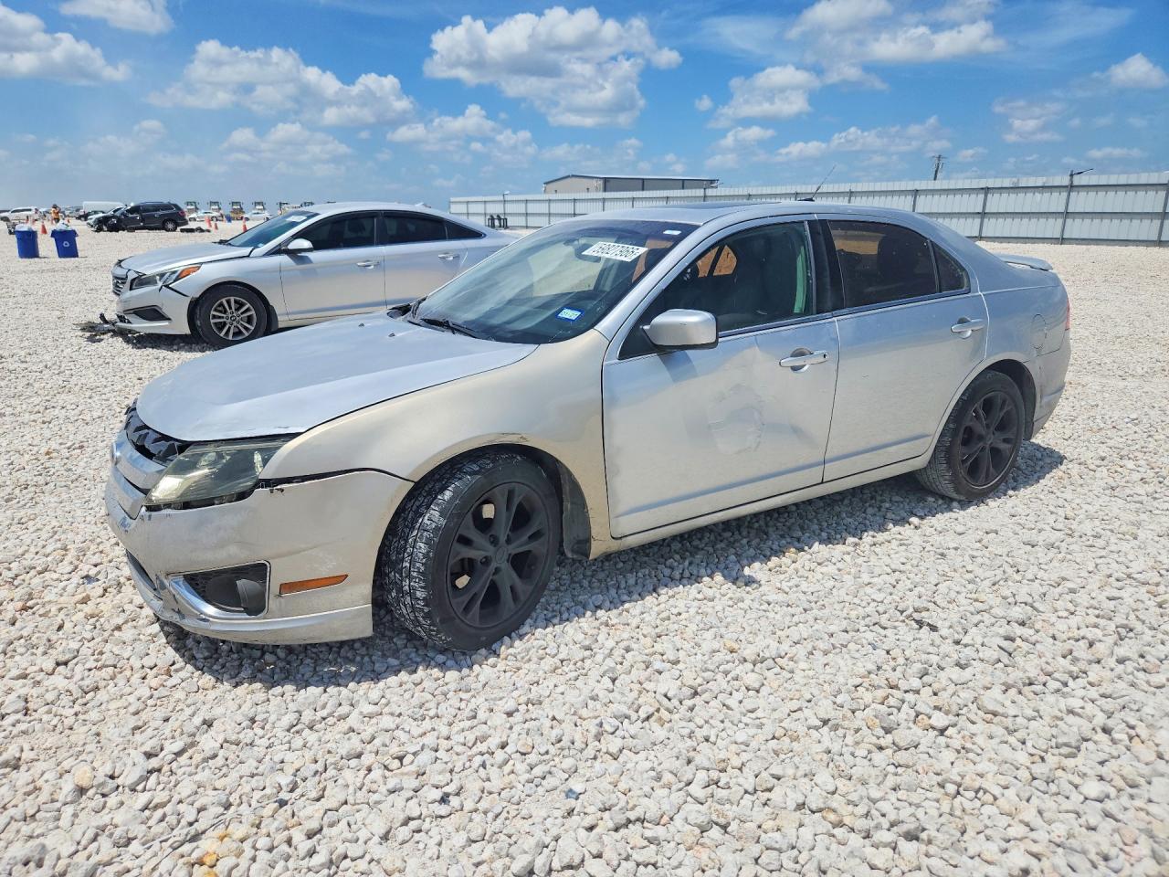 2012 Ford Fusion Se Silver vin: 3FAHP0HA5CR376859