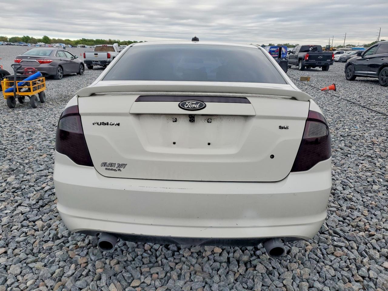 2012 Ford Fusion Se White vin: 3FAHP0HA5CR377798