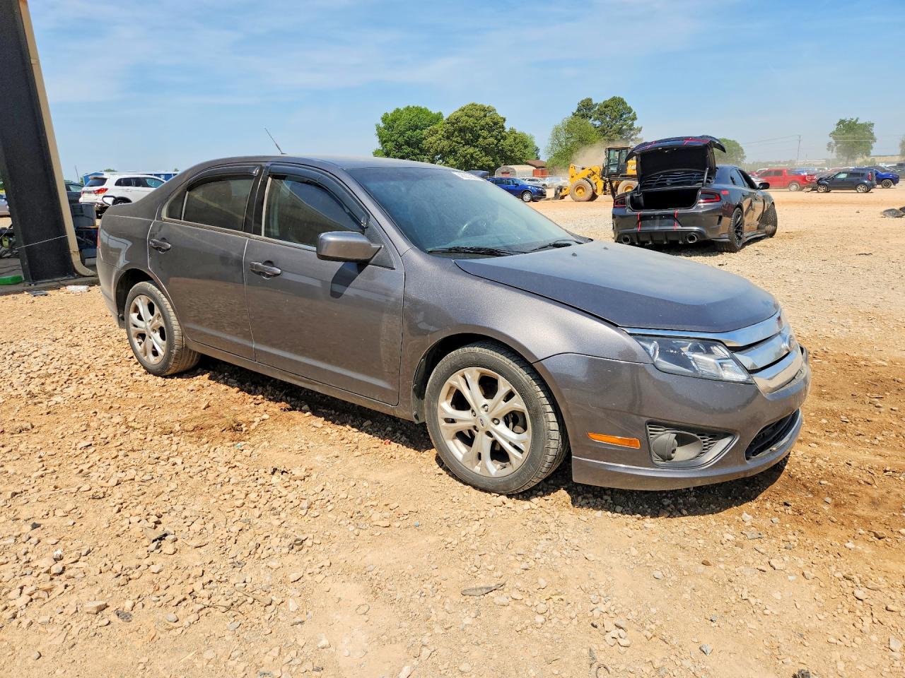 2012 Ford Fusion Se Gray vin: 3FAHP0HA5CR379633