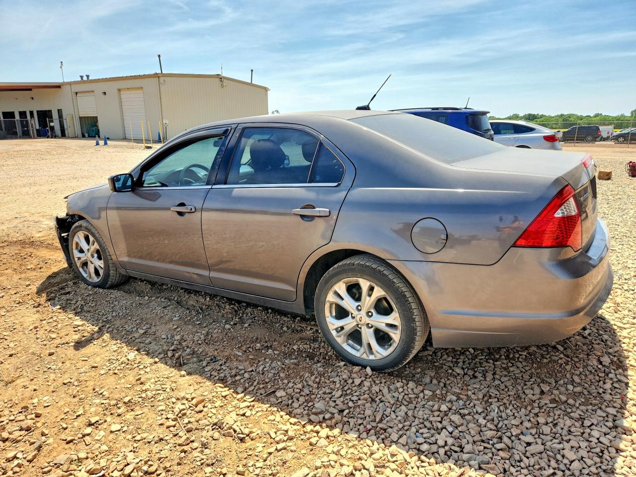 2012 Ford Fusion Se Gray vin: 3FAHP0HA5CR379633