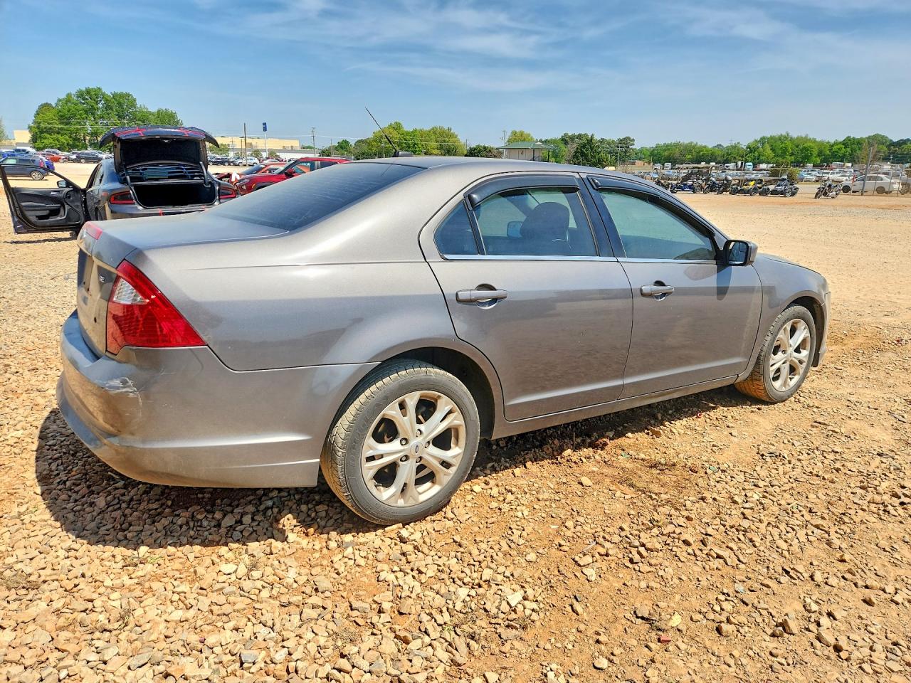2012 Ford Fusion Se Gray vin: 3FAHP0HA5CR379633
