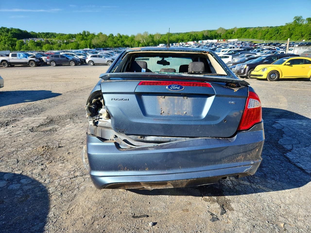 2012 Ford Fusion Se Blue vin: 3FAHP0HA5CR390535