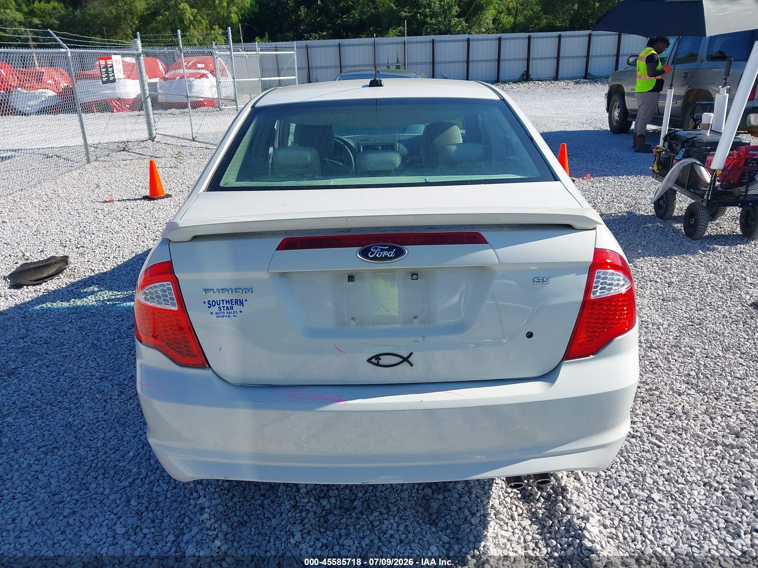 2012 Ford Fusion Se White vin: 3FAHP0HA5CR406779