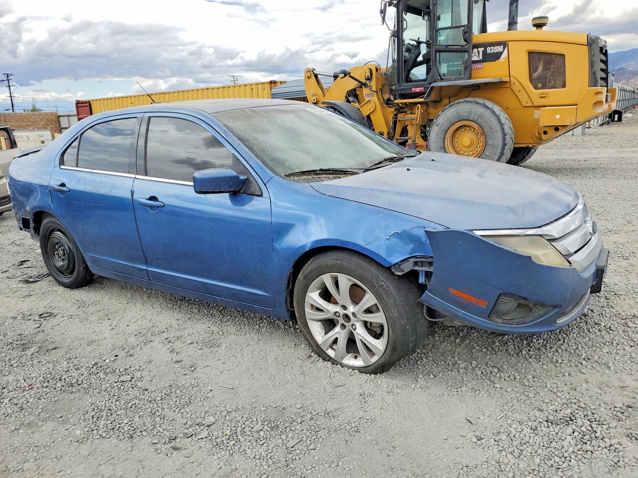 2010 Ford Fusion Blue vin: 3FAHP0HA6AR164551