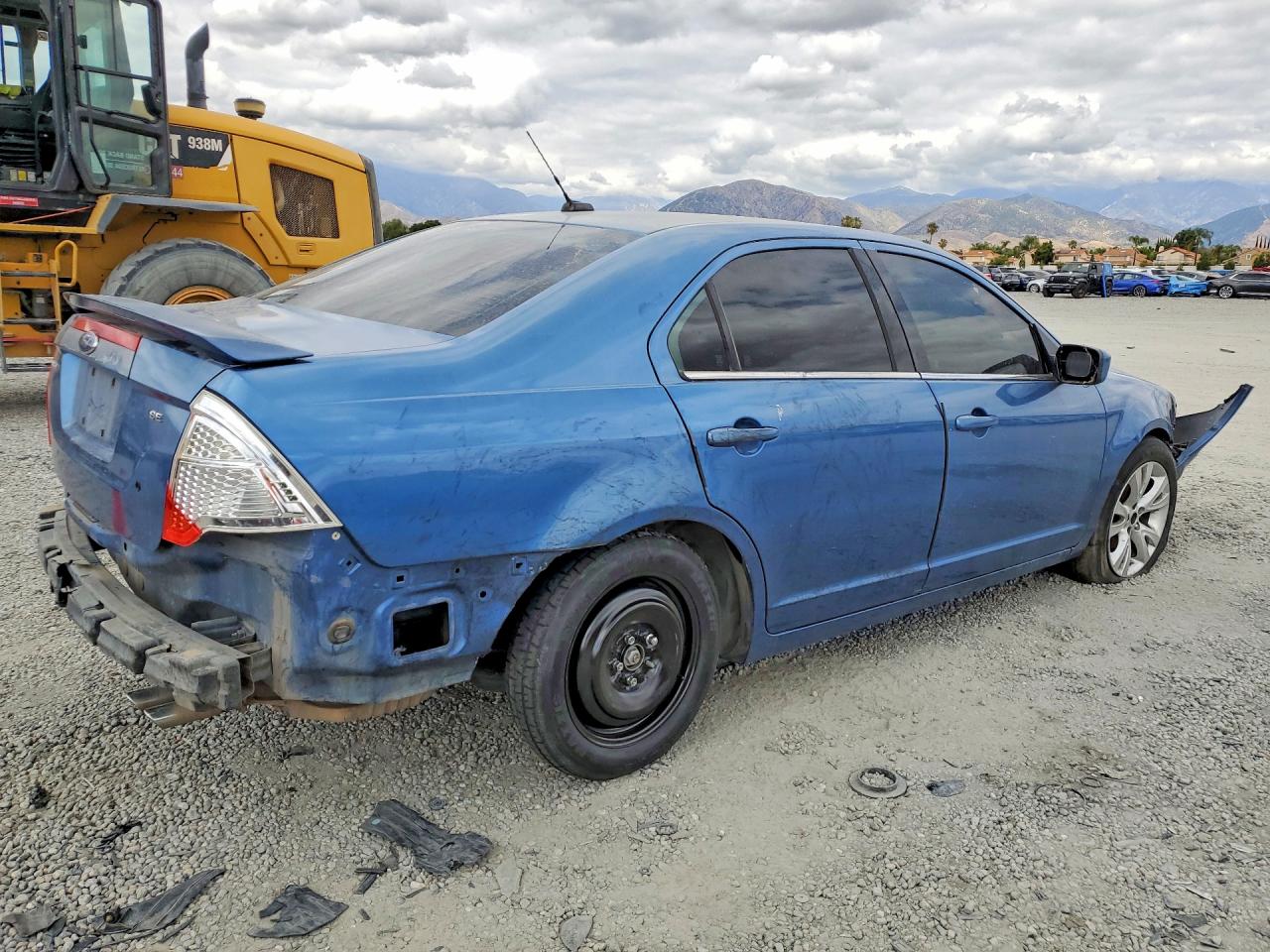 2010 Ford Fusion Blue vin: 3FAHP0HA6AR164551