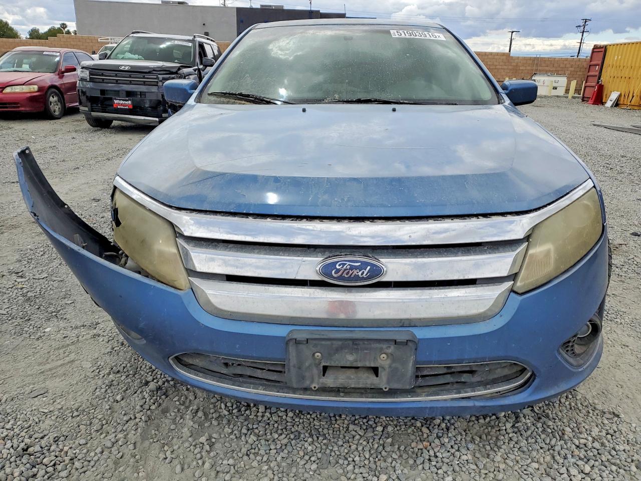 2010 Ford Fusion Blue vin: 3FAHP0HA6AR164551