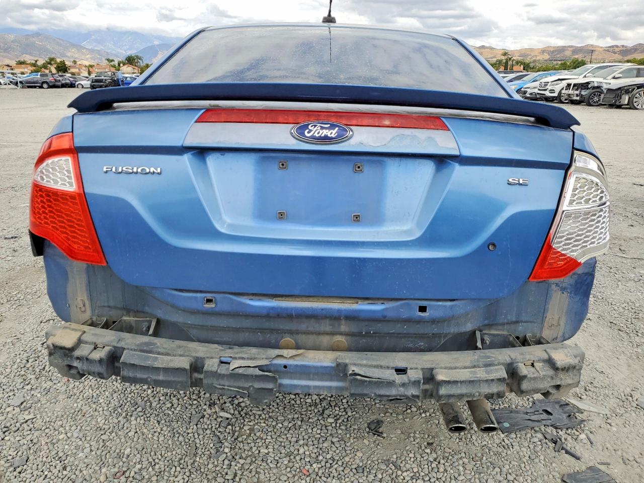 2010 Ford Fusion Blue vin: 3FAHP0HA6AR164551