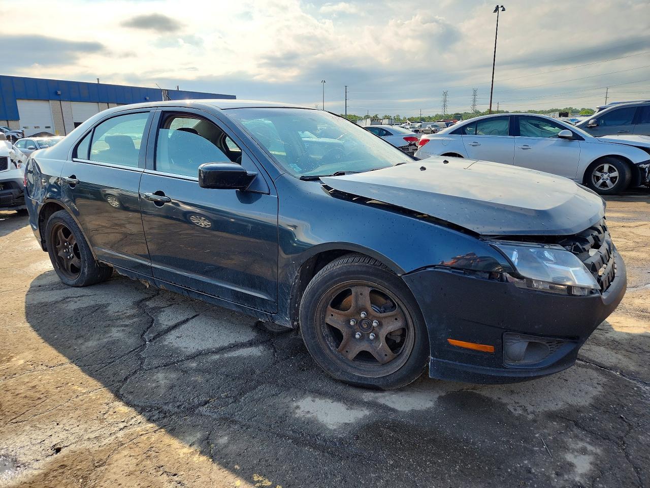 2010 Ford Fusion Se Black vin: 3FAHP0HA6AR187473