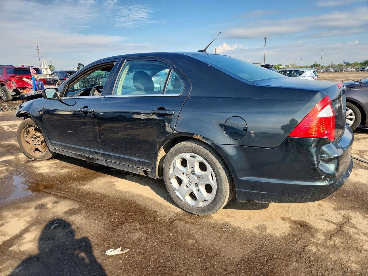 2010 Ford Fusion Se Black vin: 3FAHP0HA6AR187473