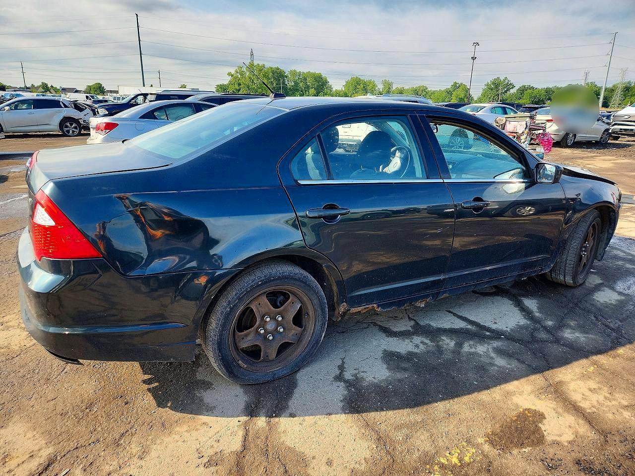 2010 Ford Fusion Se Black vin: 3FAHP0HA6AR187473