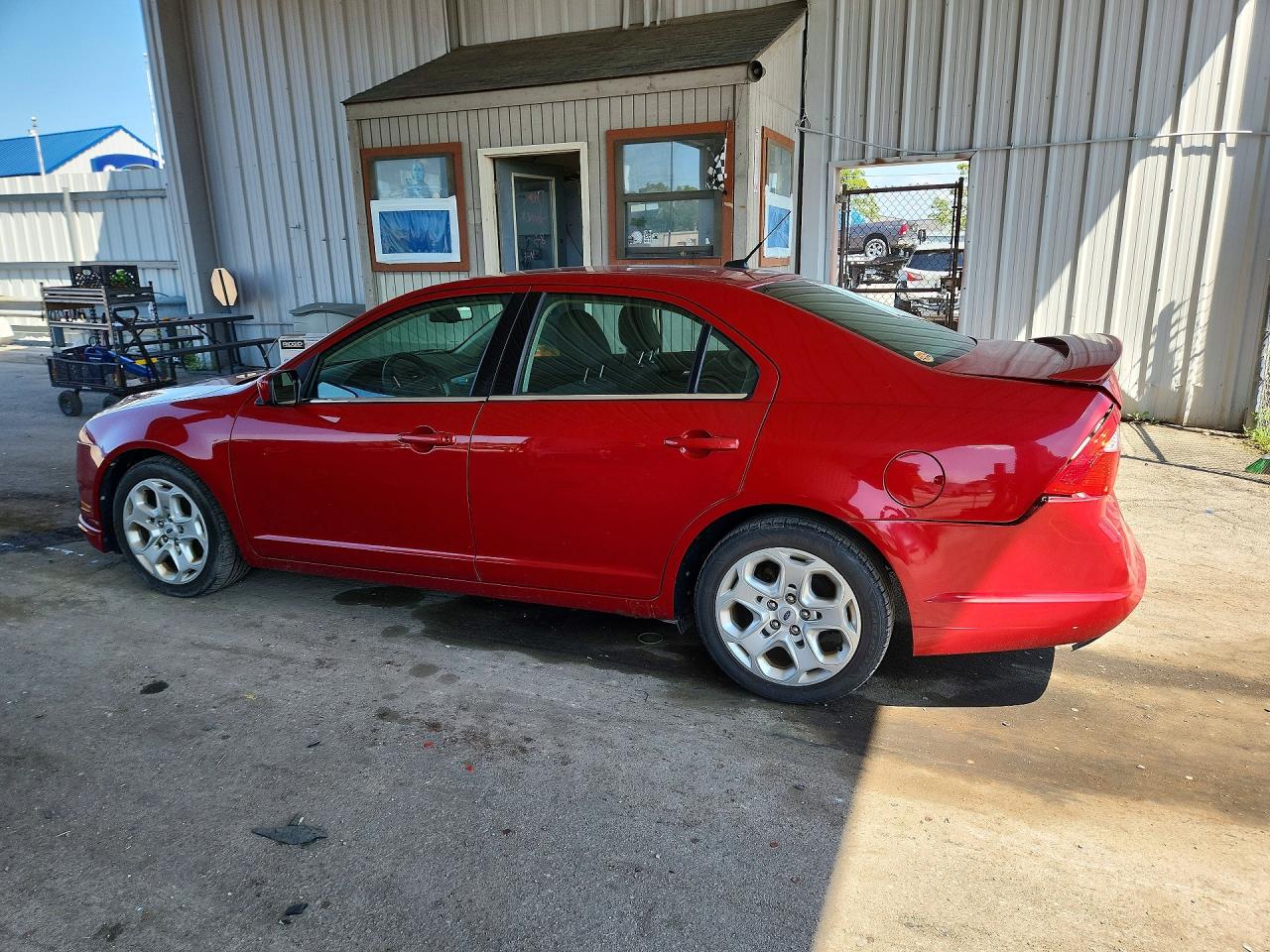 2010 Ford Fusion Se Red vin: 3FAHP0HA6AR192382