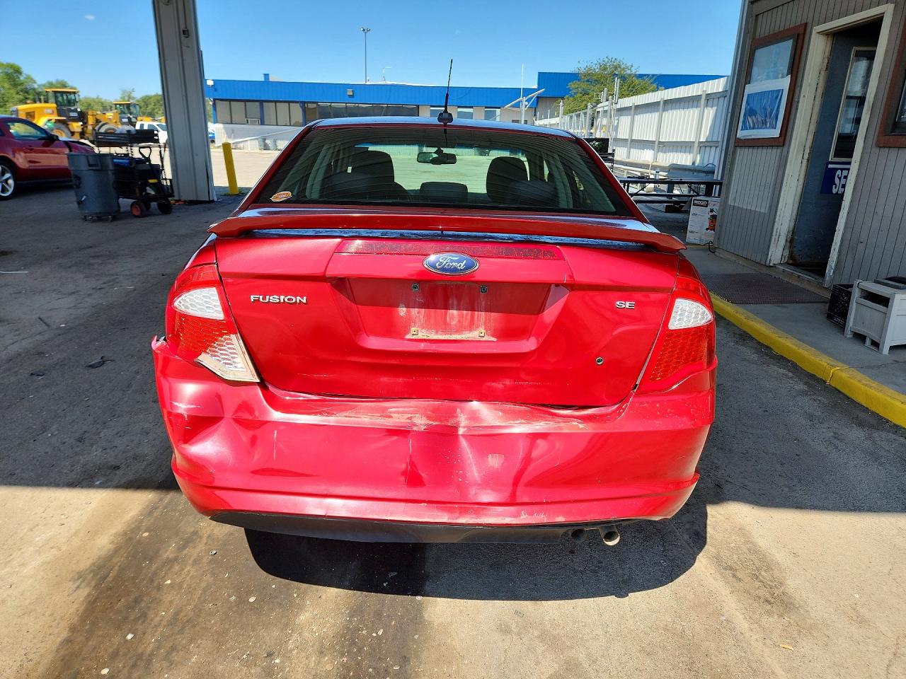 2010 Ford Fusion Se Red vin: 3FAHP0HA6AR192382