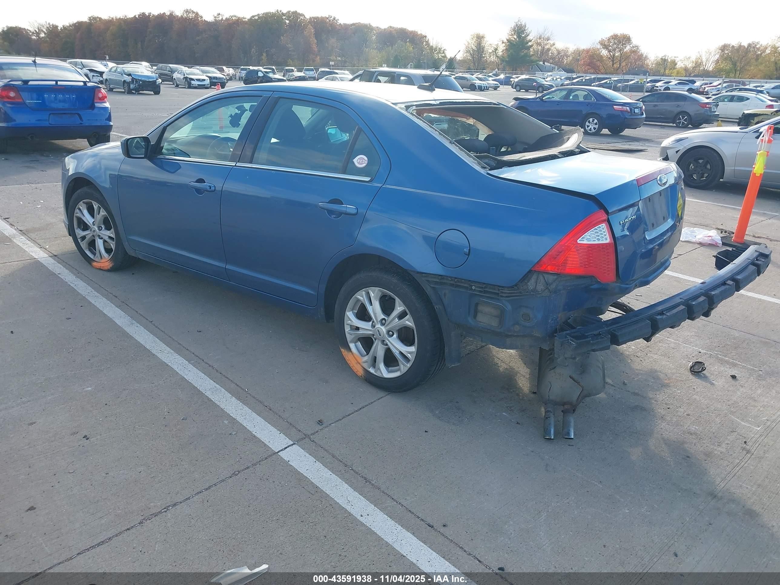2010 Ford Fusion Se Синий vin: 3FAHP0HA6AR203297