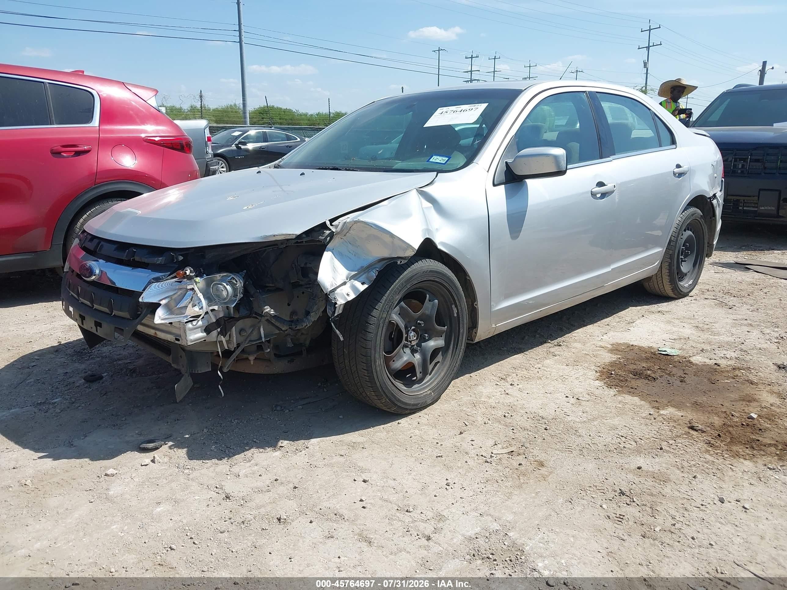 2010 Ford Fusion Se Silver vin: 3FAHP0HA6AR206331