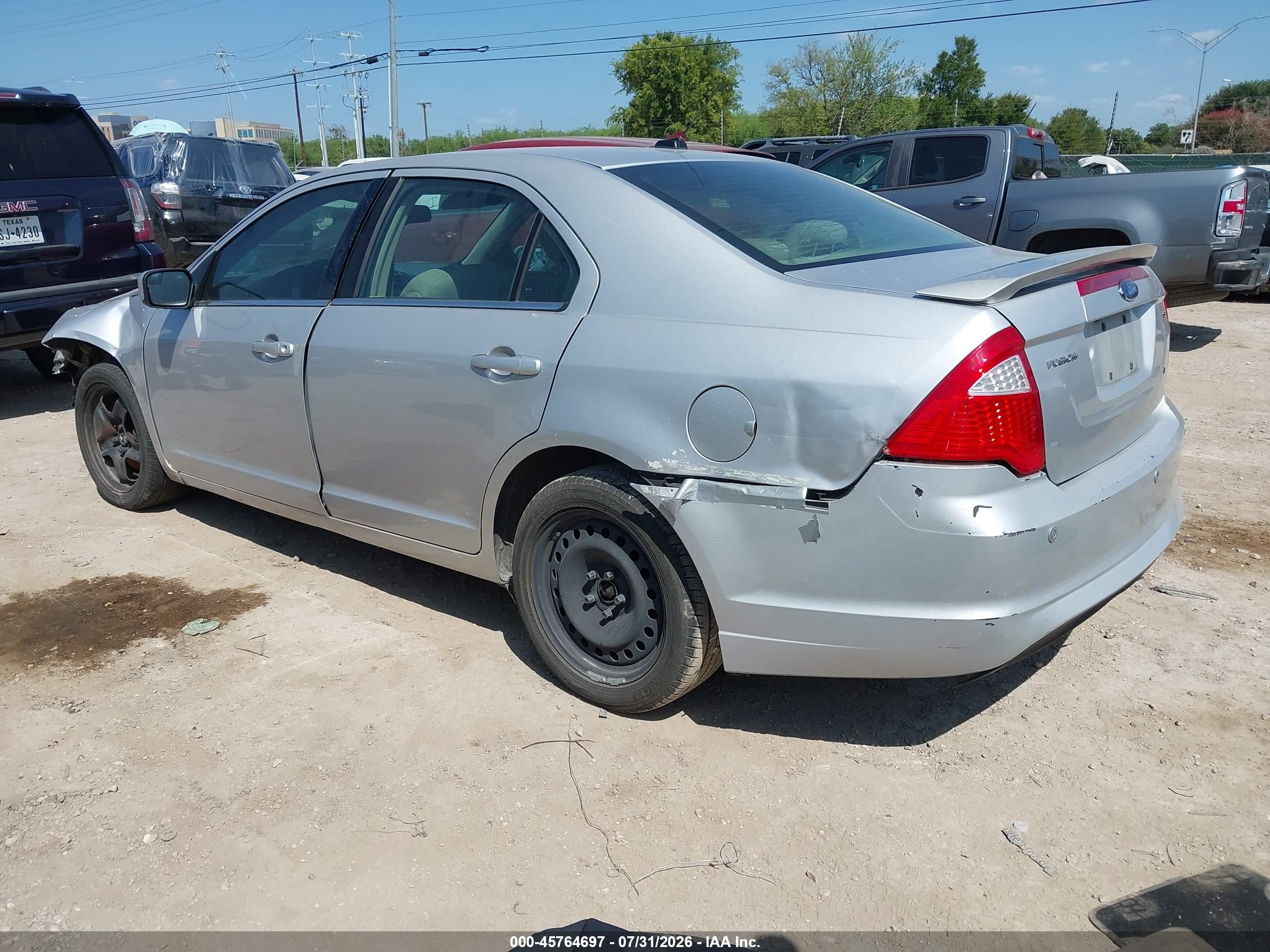 2010 Ford Fusion Se Silver vin: 3FAHP0HA6AR206331