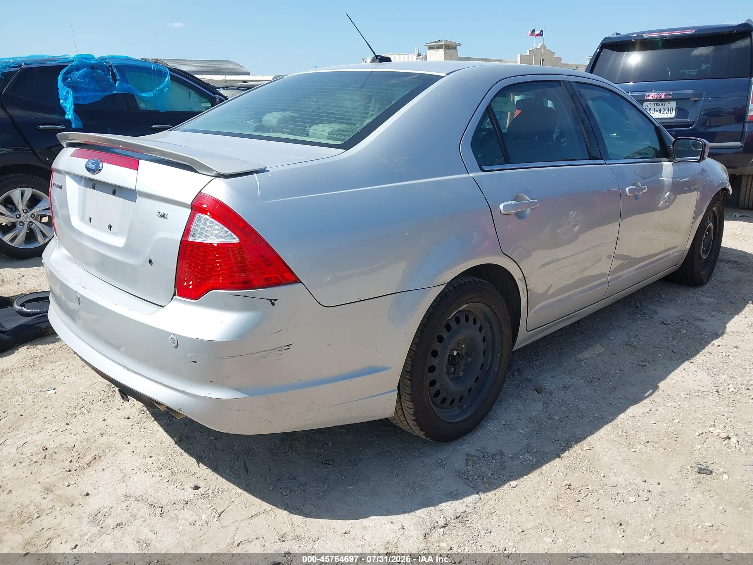 2010 Ford Fusion Se Silver vin: 3FAHP0HA6AR206331