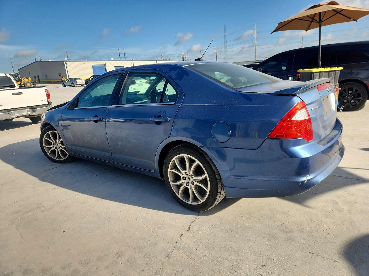 2010 Ford Fusion Se Blue vin: 3FAHP0HA6AR248675