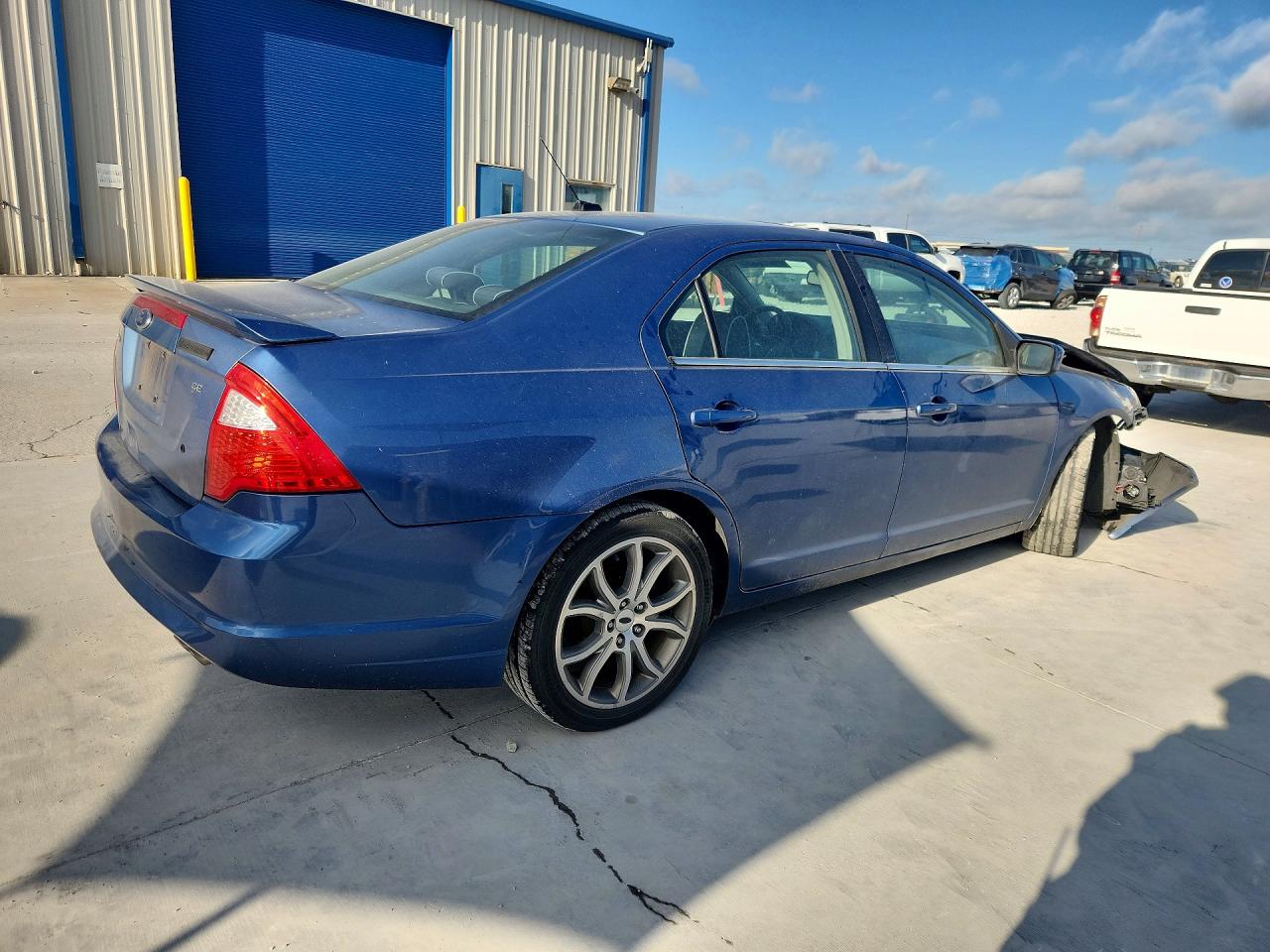 2010 Ford Fusion Se Blue vin: 3FAHP0HA6AR248675